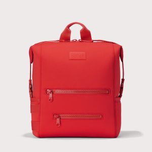 Indi Diaper Backpack in Cherry. Large