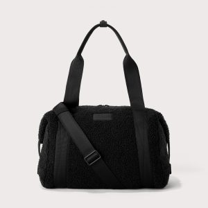 Landon Carryall in Onyx Shearling . Medium